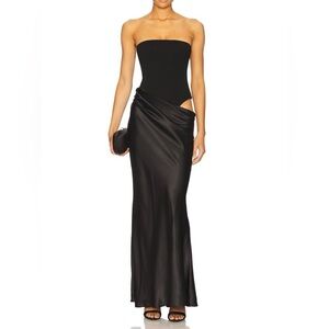 Revolve Carrie Maxi dress in black by All The Ways
